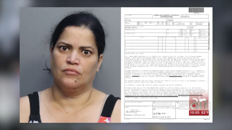 Arrestan a una cubana en Miami acusada de cobrar cheques falsos por valor de mas de 45 mil dólares 