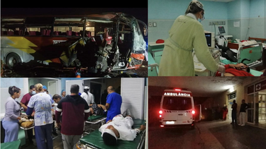 tragico accidente entre omnibus en camagüey deja tres muertos y mas de 60 heridos
