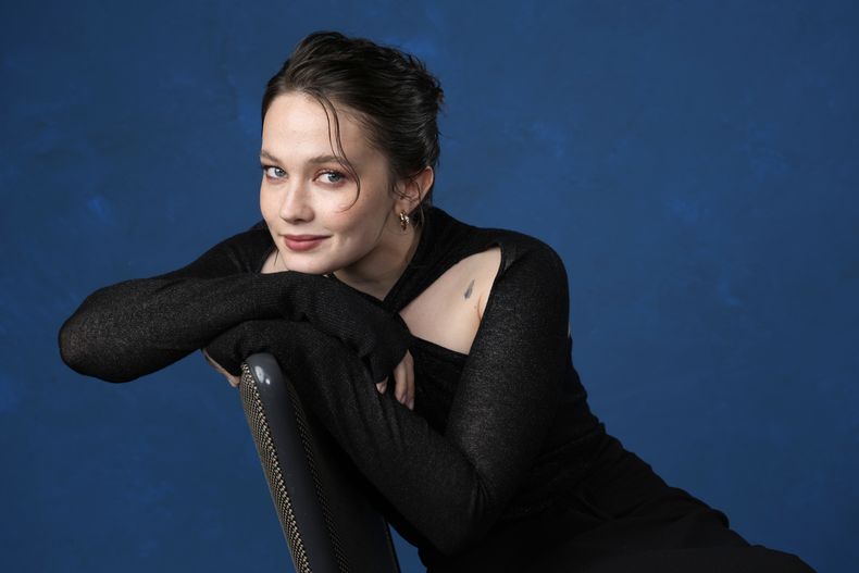 Cailee Spaeny posa para promocionar Alien: Romulus durante la Comic-Con International el sábado 27 de julio de 2024 en San Diego. (Foto AP/Chris Pizzello)