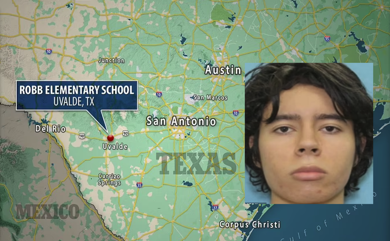 Revelan la identidad del joven que cometió la masacre en escuela de Texas dejando a 14 niños muertos