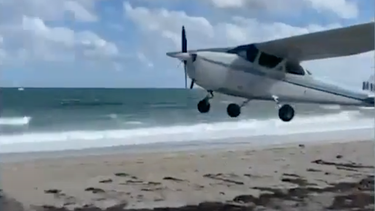 aterrizaje de emergencia en dania beach