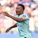 Kylian Mbappé celebra tras la victoria de Francia contra Marruecos en la victoria 1-0 en los cuartos de final del Mundial, el jueves 9 de julio de 2026, en Foxborough, Massachusetts. (AP Foto/Martin Meissner)