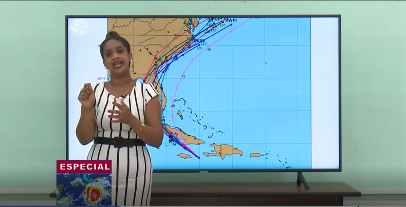 La meteoróloga cubana Ailyn Jústiz. Archivo.&nbsp;