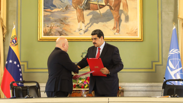 maduro, obligado a firmar un memorandum de entendimiento con el fiscal de la cpi