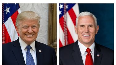Develan retrato oficial de Trump