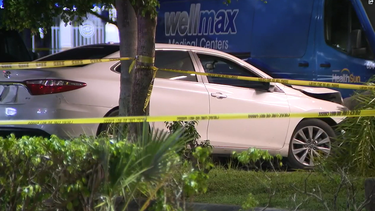 persecucion policial termina con un hombre baleado en un burger king de miami