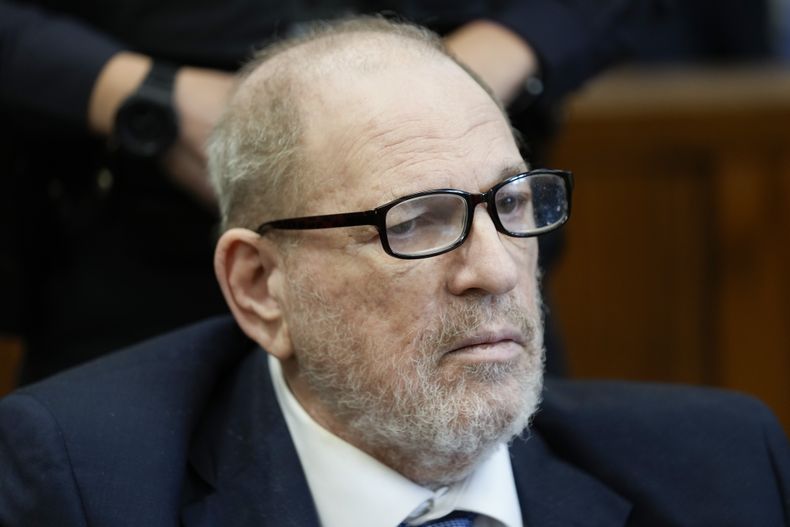 Harvey Weinstein comparece ante un tribunal penal de Nueva York el miércoles 18 de septiembre de 2024. (Foto AP/Seth Wenig, Pool)