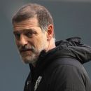ARCHIVO - Foto del 6 de diciembre del 2020, el entrenador del West Brom Slaven Bilic en entrevista tras el partido ante el Crystal Palace en la Liga Premier. (Mike Egerton/Pool Photo via AP, Archivo)