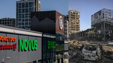 asi quedo destruido el moderno centro comercial en kiev  bombardeado por putin donde murieron al menos 8 personas