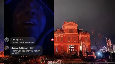 desgarrador: mujer atrapada en tornado en kentucky pide ayuda desde facebook  live