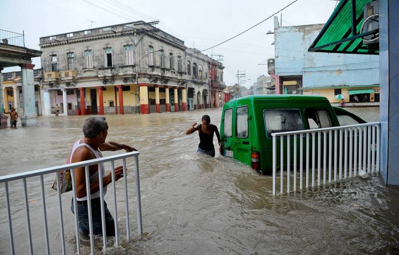 Así quedó la Calzada de 10 de Octubre, en La Habana.
