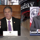 El gobernador de Nueva York ataca al alcalde Bill de Blasio, también demócrata, por saqueos