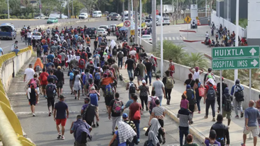 venezolanos lideran caravanas de migrantes desde mexico hasta eeuu