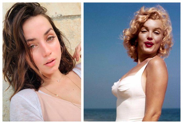 Salen a la luz las primeras imágenes de la cubana Ana de Armas como Marilyn Monroe