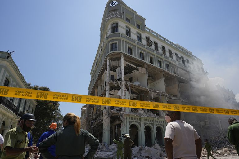 Ocho muertos y varios heridos graves en  la masiva explosión del  Hotel Saratoga en La Habana