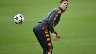 americateve | El jugador de Real Madrid, Cristiano Ronaldo, participa en un entrenamiento el lunes, 7 de abril de 2014, en Dortmund, Alemania. (AP Photo/Martin Meissner)