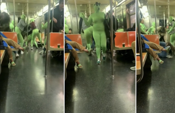 Así fue el violento ataque de la pandilla de los duendes verdes en el metro de Nueva York