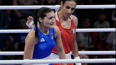 escandalo en las olimpiadas de paris: boxeadora italiana abandono el combate a los 46 segundos contra una peleadora argelina que no supero las pruebas de genero