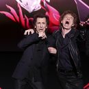 Ronnie Wood, de izquierda a derecha, Mick Jagger, y Keith Richards posan para retratos en la conferencia de prensa para anunciar el nuevo álbum de los Rolling Stones Hackney Diamonds el miércoles 6 de septiembre de 2023 en Londres. (Scott Garfitt/Invision/AP)