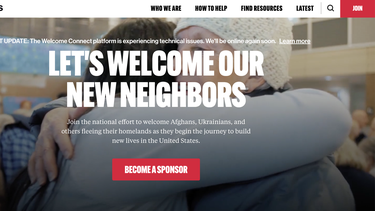 abre welcome us, el sitio web para encontrar patrocinadores para el nuevo programa parole