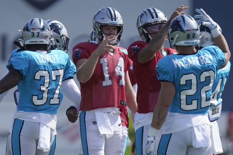 DEP-NFL PANTHERS-QUARTERBACKS