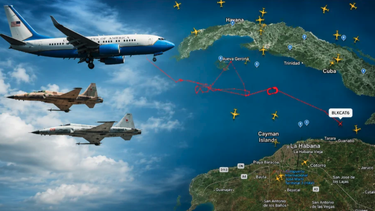 avion militar de eeuu sobrevuela la habana mientras drone espia opera cerca de cuba