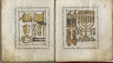americateve | Un folio de una biblia hebrea del siglo XIII escrita en Toledo, Espa&ntilde;a, en una imagen de la Biblioteca Palatina, en Parma, Italia.  (Foto AP/Biblioteca Palatina, HOPD)