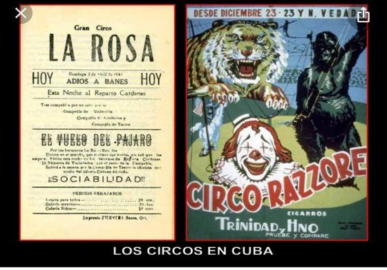 La Cuba del Recuerdo / Los Circos en Cuba.