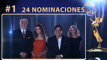 americateve | AméricaTevé se convierte en la estación más nominada a los prestigiosos premios Emmy, con 24 nominaciones.