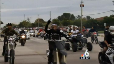 advierten de multas y arrestos a duenos de motos todo terrenos que invaden las calles el dia de martin luther king