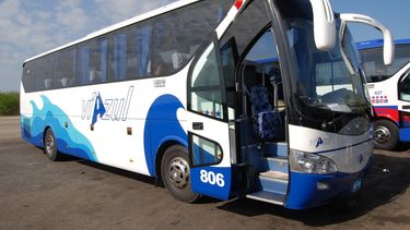 tres sancionados por viajar con calcomania insultante