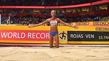 yulimar rojas se convierte en tricampeona con su nuevo record mundial de 15,74