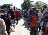 migrantes parten a pie desde el sur de mexico rumbo a eeuu