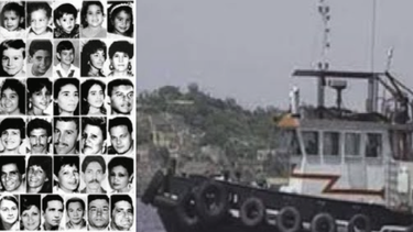 casi tres decadas del criminal hundimiento del remolcador  13 de marzo