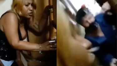 madre desesperada graba el momento en que es desalojada junto con sus hijas a santa clara