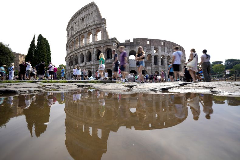 Foto del Coliseo en Roma tomada el 5 de septiembre del 2024. (Foto AP/Andrew Medichini)