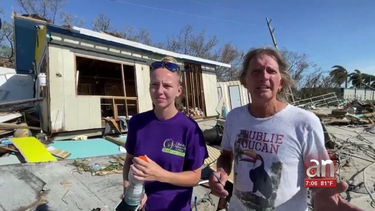 la zona cero del huracan ian parece un campo de batalla