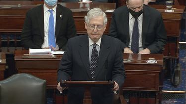 EEUU: McConnell no convocará al Senado para juicio político
