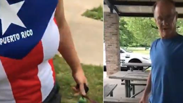 mujer es acosada en chicago por vestir camisa de la bandera de puerto rico
