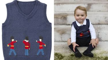 americateve | ras posar para las fotos de Navidad, el príncipe George se convirtió en un ícono de la moda. La vestimenta que usó es ahora de las más buscadas