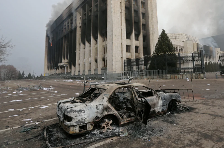Confirmaron al menos 164 muertos durante los disturbios ocurridos en Kazajistán