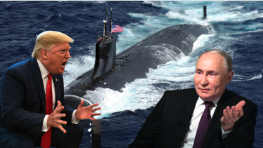 Trump ordena el despliegue de submarinos nucleares cerca de Rusia