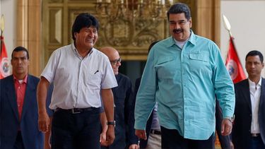 nicolas maduro confirmo que evo morales estuvo en venezuela el fin de semana