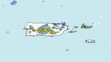 Varias áreas de Puerto Rico bajo advertencia de inundaciones