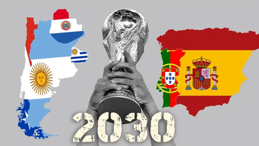 argentina, uruguay y paraguay inauguraran el mundial 2030. el resto en espana, portugal y marruecos
