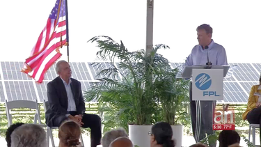 fpl inaugura en homestead  a planta de energia solar  mas grande del sur de la florida