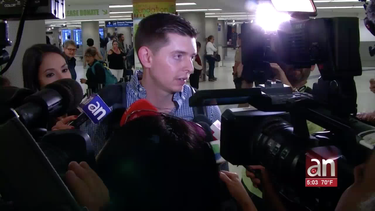 llega a miami el periodista del canal local 10 detenido por el regimen de maduro