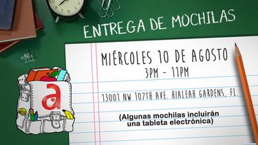 america teve regala la mochila para el regreso a clases
