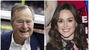 Heather Lind acusa a George Bush padre de tocarle el trasero