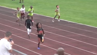 tiene 7 anos y lo comparan con usain bolt: quien es el nino atleta que hace furor en redes sociales